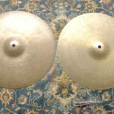 A. Zildjian 14" Hollow Logo Light Hi-Hat Cymbals (Pair) 1978 - 1982