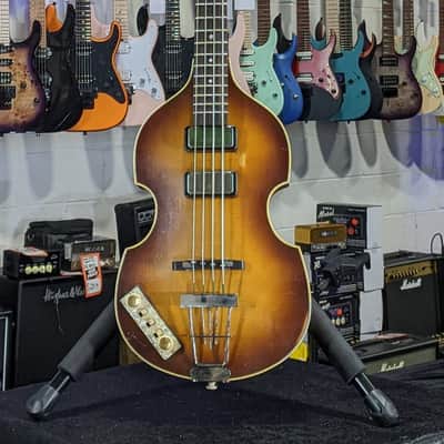 Hofner H500/1-61L-RLC-0 1961 RELIC Vintage Aged Lefty Violin Bass Sunburst *FREE PLEK WITH PURCHASE*! image 3