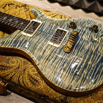 2009 PRS Modern Eagle II Faded Blue Jean, Dalbergia Rosewood Neck image 6