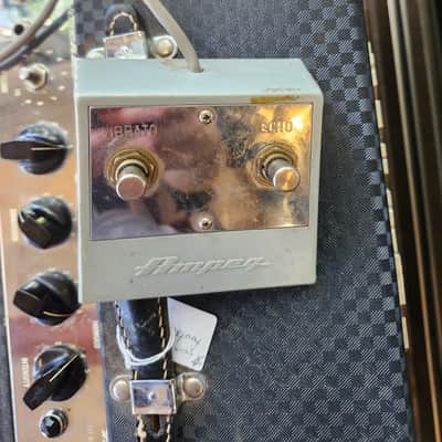 Vintage 1960s Ampeg R-12R Reverberocket 1X12" Combo Amplifier - Blue with Footswitch image 14