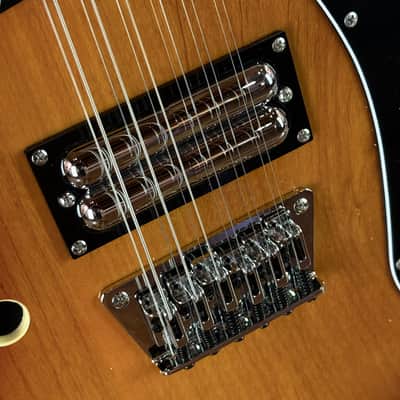 Danelectro '66-12 Transp. 3 Tone Sunburst 12-String + NEW image 4
