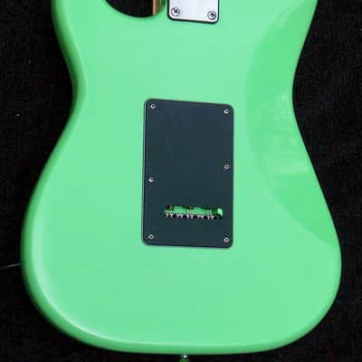 XX- Wide 2" Neck (51 mm)Sea Foam Green Grover 406C Locking Tuners Mahogany Strat 2025+ 3 Matching Humbucking Custom Pickups+Treble Bleed + 3 Coil Spit Toggles + Kill Switch + Leveled, Crowned and Polished Frets with Full Setup! image 3