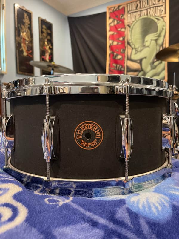 Gretsch G4164BC USA Custom Black Copper 6.5x14" Snare Prototype image 1