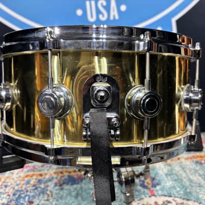 DW - 6.5x14" Collector's Series Brass Snare Drum 2005–2007 image 3