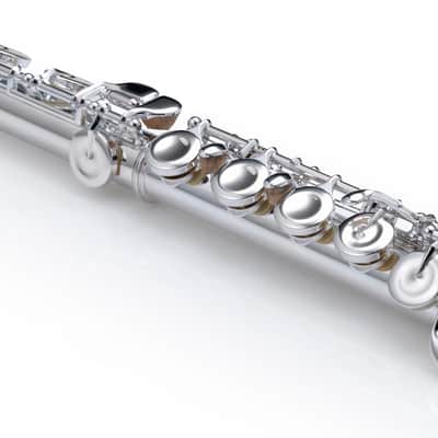 Belsona by Pearl 200 Series C-Foot Student Flute w/Cleaning Rod & Hard Case | PF200 | 2-Day | WorldShip | Auth Dealer image 5
