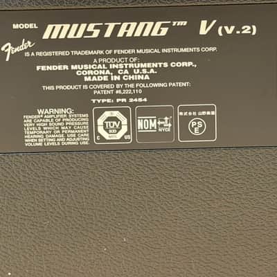 Fender Mustang V 150-Watt Modeling Guitar Amp Head with MS-4 Footswitch image 14