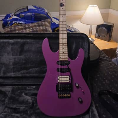 Kramer Striker custom reverse headstock. HSS Floyd 2022 - Present - Majestic Purple image 2