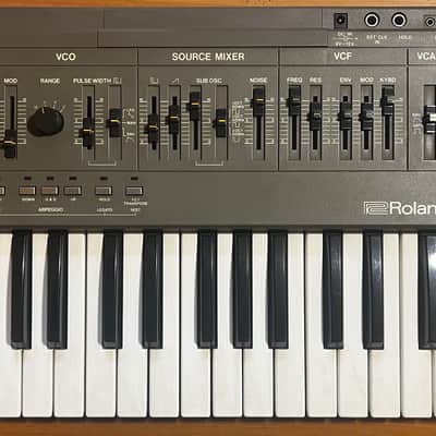Roland SH-101 32-Key Monophonic Synthesizer 1982 - 1986 - Gray image 2