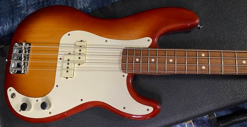 1983 Fender USA Precision Bass - Sienna Sunburst - Only 8.1lbs! Hardshell Case - From Our Vault! image 1