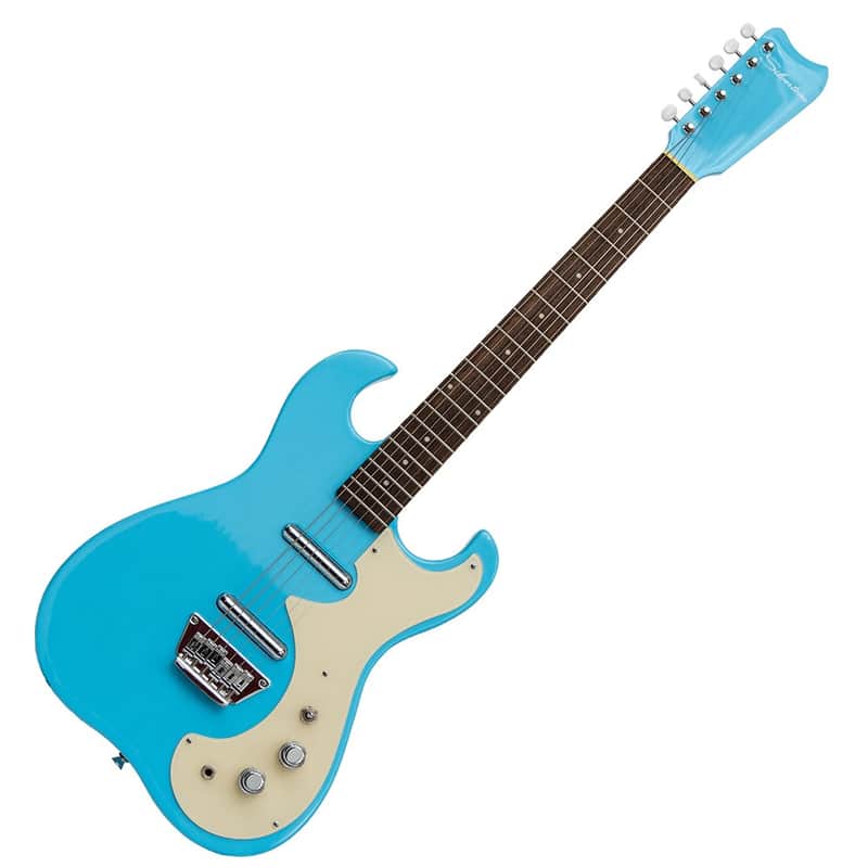 Silvertone  1449 - DBL Cut Bolt-on Lipstick Pickups image 1