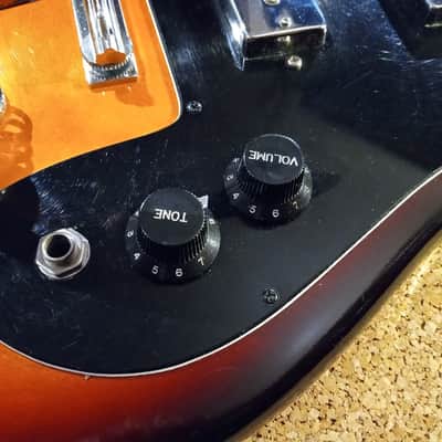Harmony 57-1401 loaded BODY +neck plate c.1970 sunburst image 6