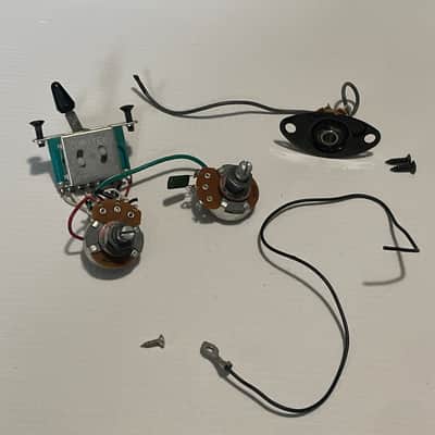 2004 Korean Ibanez RG370DX RG Series Guitar Factory Electronics Wiring, Volume Tone Pot Jack image 1