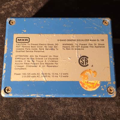 Vintage 1980s MXR MX-108 Ten Band Graphic Equalizer Just Serviced image 6