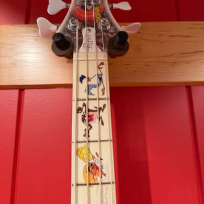 Jens Ritter Custom 4 String Bass 2015 -Looney Tunes image 5