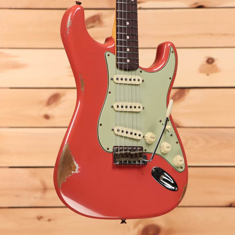 Fender Custom Shop Limited 1960 Stratocaster Relic - Faded/Aged Tahitian Coral-CZ576499 image 1