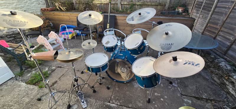 Pearl ELX Drum Kit – Complete Pro Setup with Sabian/Paiste Cymbals & Hard Cases image 1