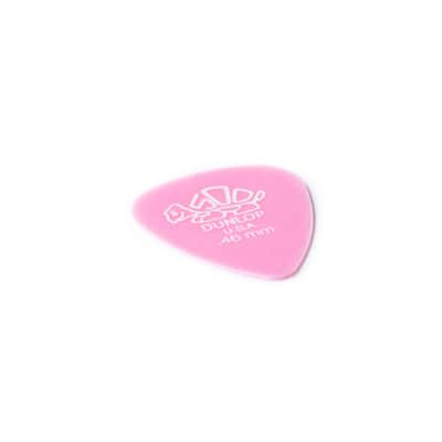 Dunlop JD-41P.46 Delrin 500 Standard Picks 12-Pack 0.46mm (Pink) - Set of Picks image 2