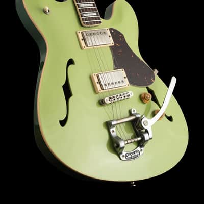 Fano GF6 Alt de Facto Set Neck - Gretsch 2-Tone Green image 7