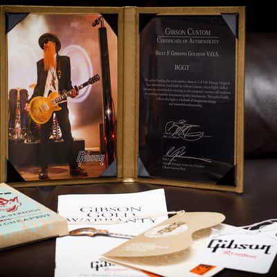 Gibson Les Paul Billy Gibbons 2014 Goldtop Custom Shop image 15