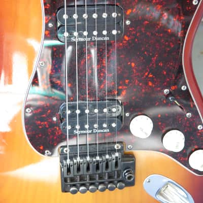 Vintage USA 1984 Schecter super-strat Scorcher electric guitar with Fender Seymour Duncan pickguard jazz image 6