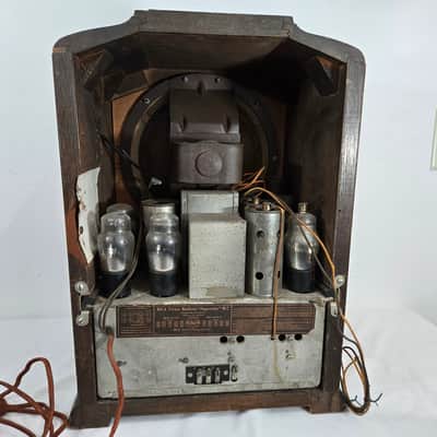 Vintage 1931 RCA Radiola Superette R7 Superheterodyne Tube Radio Art Deco Tombstone - PICKUP ONLY in PHOENIX, AZ image 8