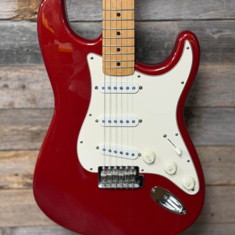 Fender MiM Stratocaster Crimson Red Sparkle 1995 image 1
