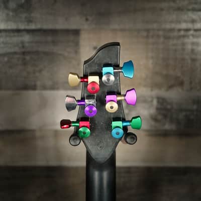 Flaxwood Prototype Electric Guitar Green/Purple Holoshift image 3