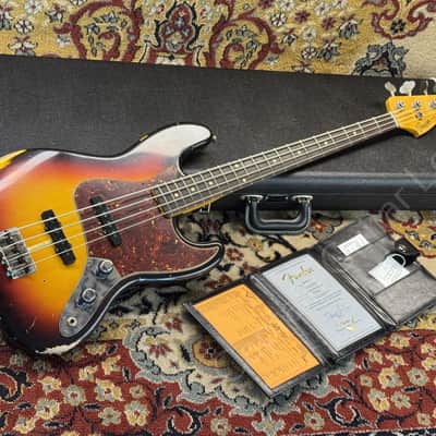2020 Fender Custom Shop - 60 Jazz Bass Relic 3TSB - ID 5836 image 24