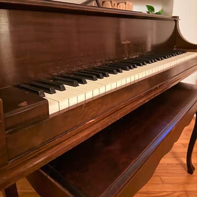 1930's Wurlitzer Butterfly Baby Grand Piano image 3