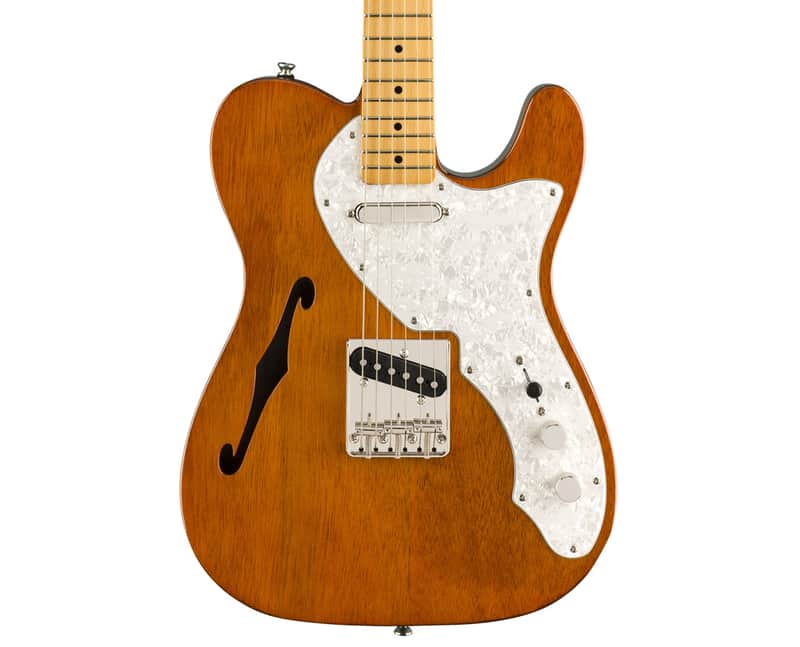 Used Squier Classic Vibe '60s Telecaster Thinline - Natural w/ Maple FB image 1