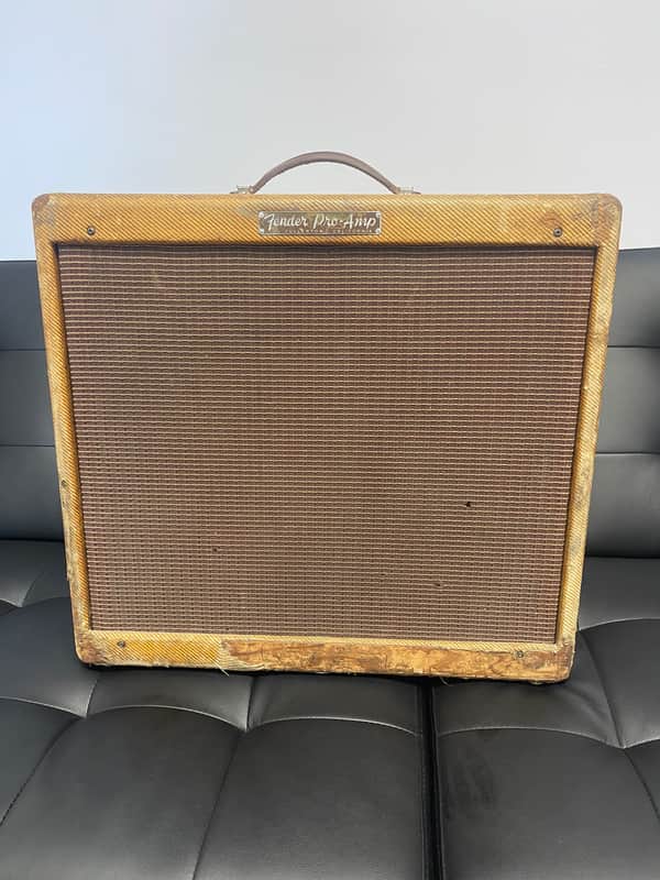 Fender Pro 5E5-A Narrow Panel 18-Watt 1x15" Guitar Combo 1955 - 1960 - Tweed image 1