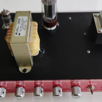 English valve amplifiers 6 watt hi -gain head 2008 with EVA 2 X 12 cabinet image 3