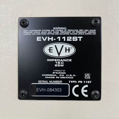 EVH 1x12 30W Extension Cabinet 2025 - Ivory - Mint Original Box image 9
