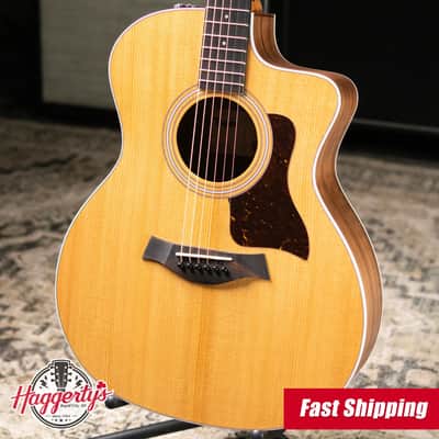 Taylor 214ce Grand Auditorium Acoustic/Electric Guitar with Gig Bag image 1
