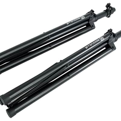 Rockville RAMSYS12 Pair 12" Battery Powered Pro Bluetooth DJ PA Speakers 2 Mics image 10