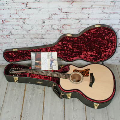Taylor - (2025) 354ce - 12 String Acoustic-Electric Guitar -Sapele/Sitka - V-Class Bracing - Natural - w/ Hardshell Case - x5045 image 13