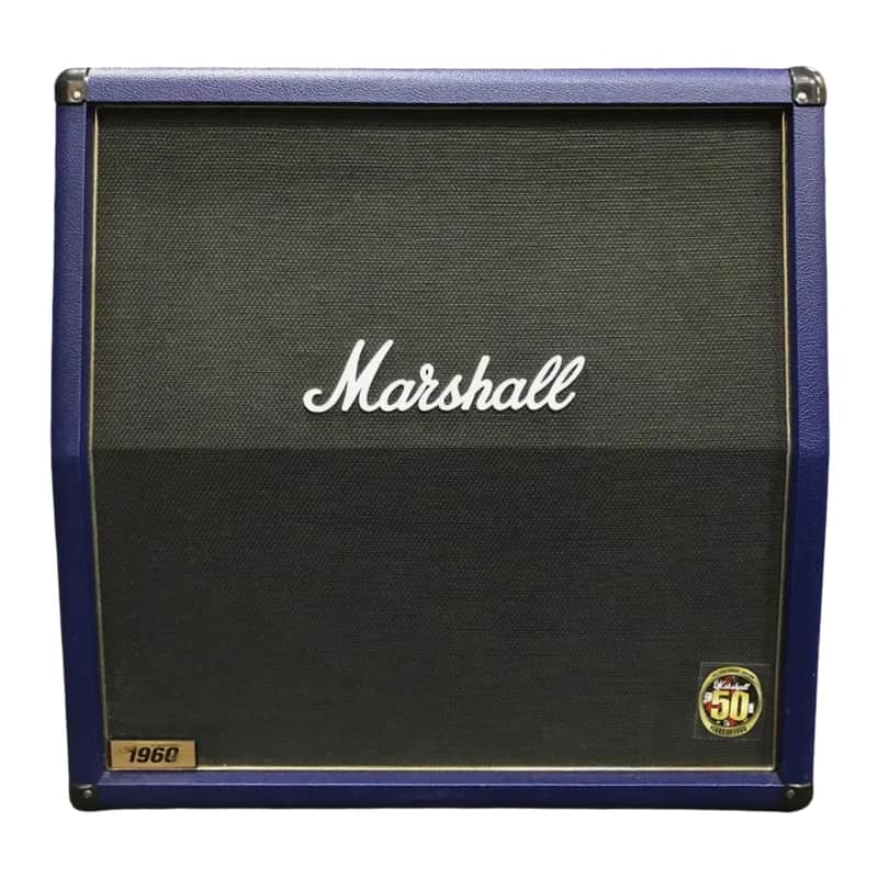 Marshall Joe Satriani Signature 1960A Lead 300-Watt 4x12" Angled Guitar Speaker Cabinet image 1