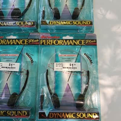 Lot Of 6 NOS Discwasher 1535 1996 sealed Stereo Headphone Dynamic Sound NEW image 5