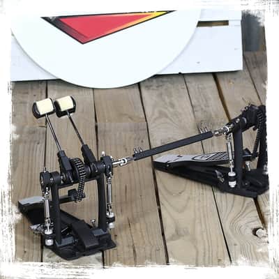 Griffin Double Drum Kick Pedal for Bass Drum - Twin Set Foot Pedal Quad Sided Beater Heads - Dual Double Chain Drive Percussion Hardware - Impressive Response for Metal and Rock Drummers image 4