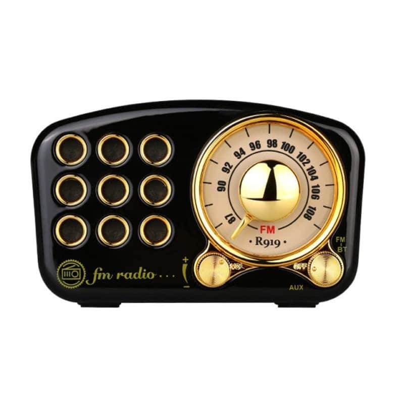 Vintage Radio-Black image 1