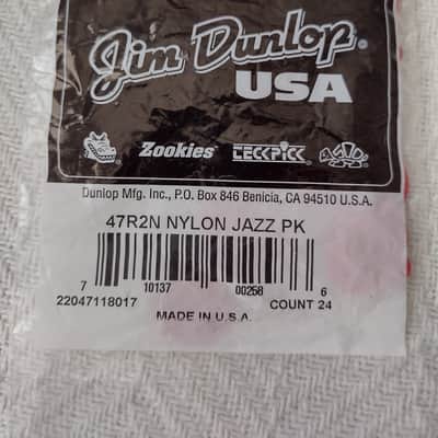 Dunlop 47R2N Nylon Jazz Guitar Picks (24-Pack) image 2