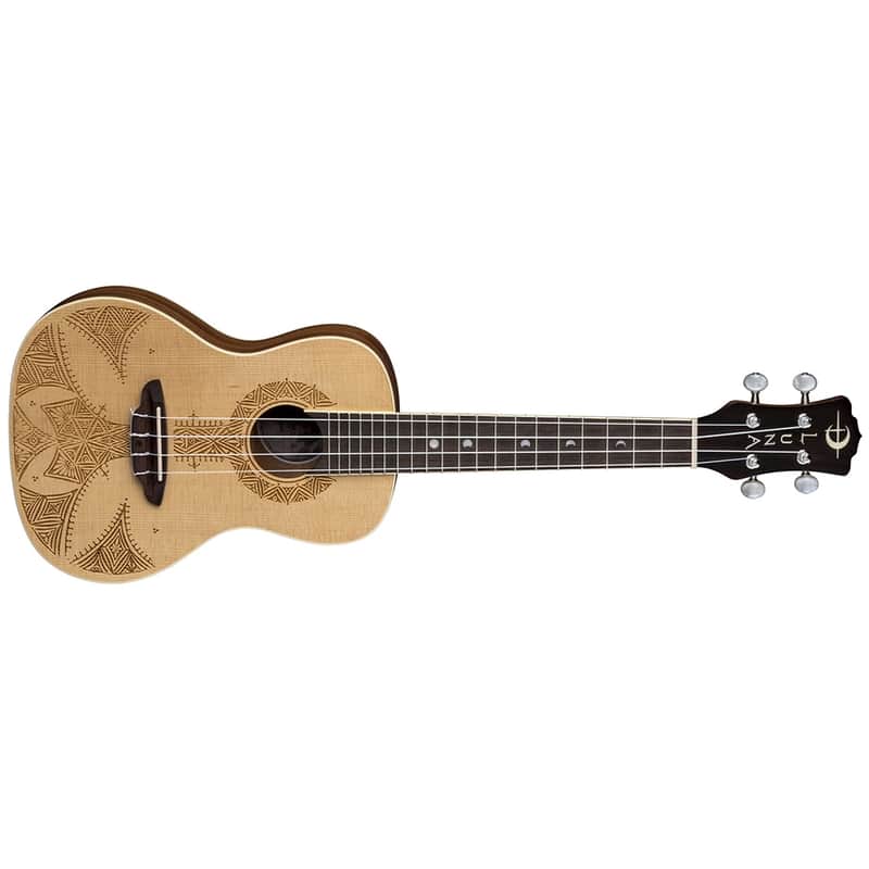 Luna UKE SAH Sahara Spruce Concert Ukulele image 3
