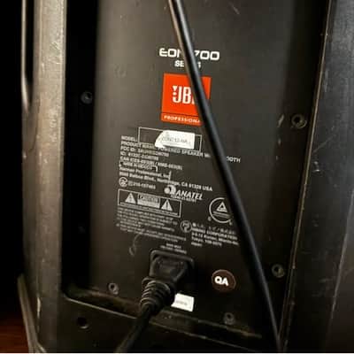 2PA's -JBL EON712 2-Way 1300-Watt Powered Loudspeaker 2021 - Present - Black image 2