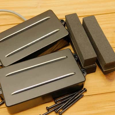 G.M. MM style 4 str. Dual Rail Bass Humbucker Set A5 image 2