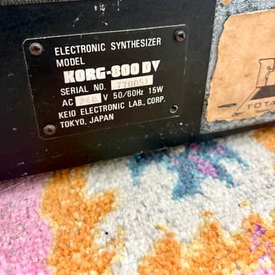 Korg 800 DV 1970s - Black image 7
