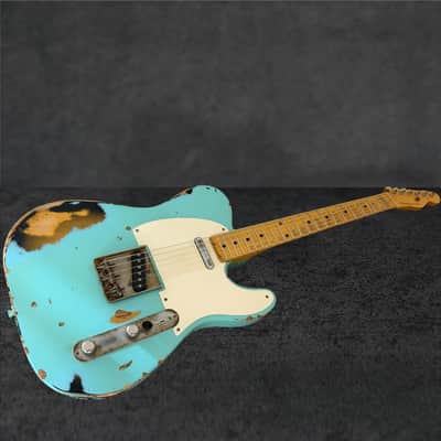Nash T-57 – Seafoam Green over 2-Tone Sunburst, Heavy Aging image 4