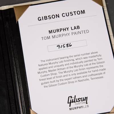 2021 - Gibson Custom Shop Made 2 Measure Murphy Lab '59 Les Paul Standard Murphy Painted Ultra Heavy Aged Orange Lemon Fade image 19