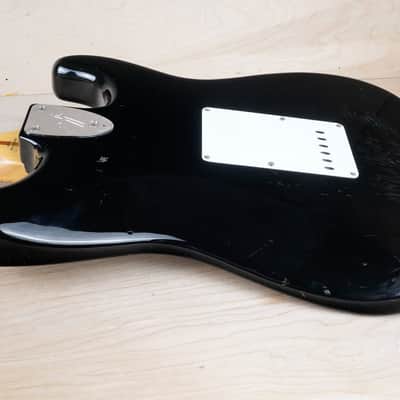 Fender CST-50LH Left Handed Stratocaster '68 Reissue MIJ 1986 Black Vintage Japan Fujigen Lefty w/ Bag image 5
