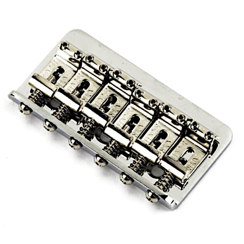 Fender Standard Series Strat Hardtail Bridge w/ Stamped Saddles 2-3/16" String Spacing image 1