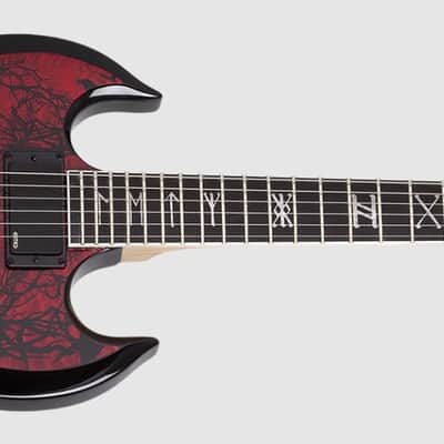 Wylde Audio Barbarian Blood Raven 6-String Electric Guitar image 4
